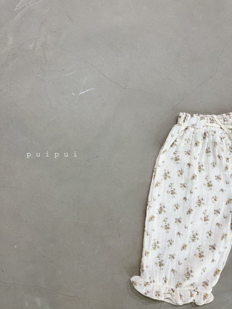 Puipui - Korean Baby Fashion - #babyclothing - Lucy Flower Pants - 3