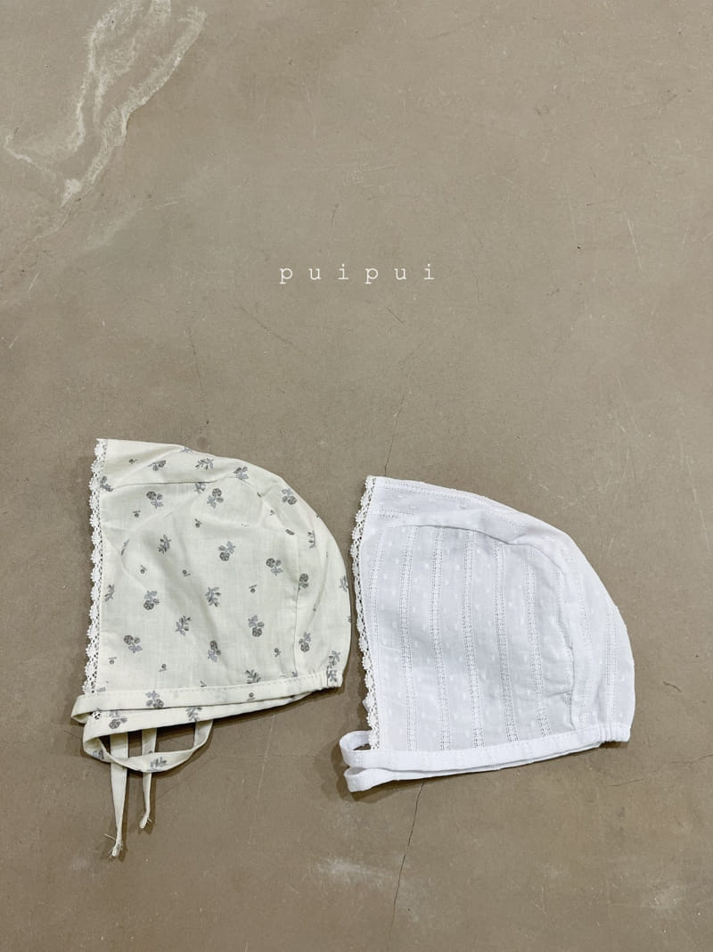 Puipui - Korean Baby Fashion - #babygirlfashion - Apron One-piece with Bonnet - 5