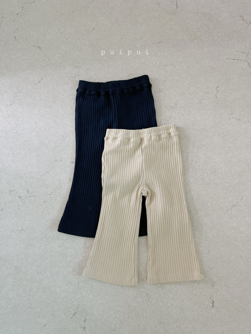 Puipui - Korean Children Fashion - #designkidswear - Latte Rib Pants - 11