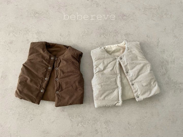 Reve Kid - Korean Baby Fashion - #babyboutique - Bebe Reversible Padding Vest