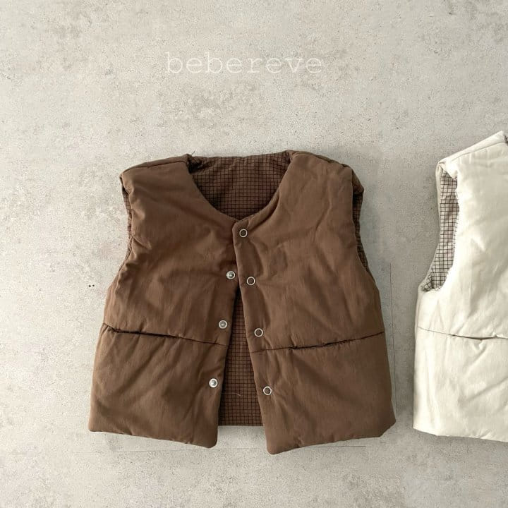 Reve Kid - Korean Baby Fashion - #babyboutiqueclothing - Bebe Reversible Padding Vest - 3