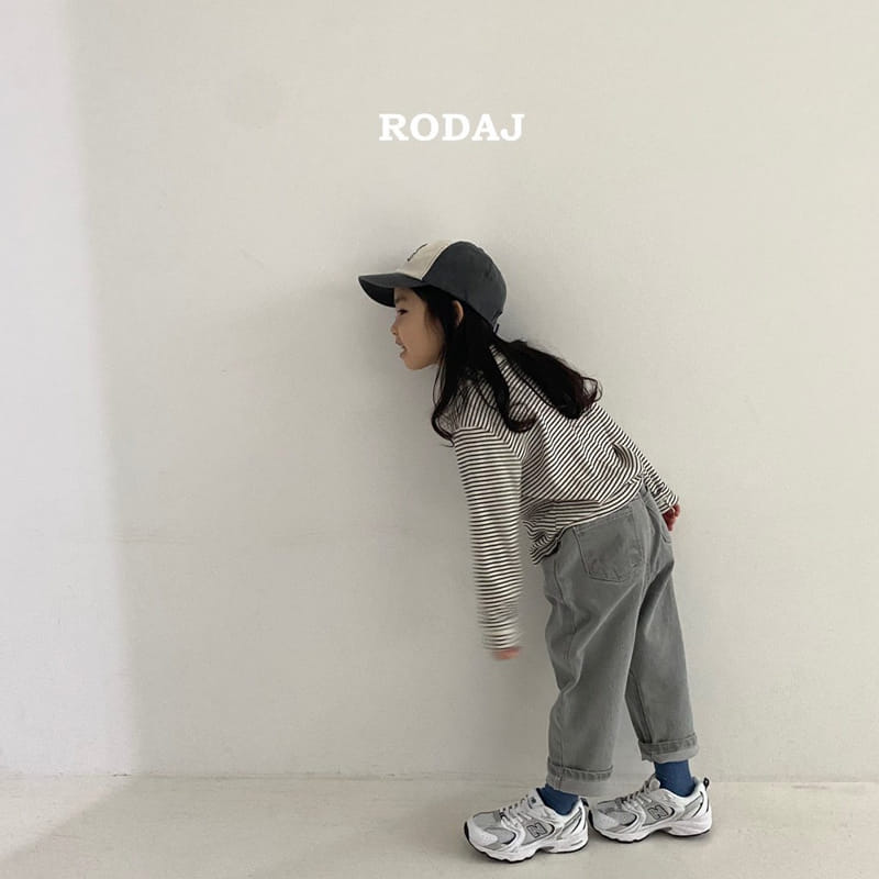 Roda J - Korean Children Fashion - #childofig - Peace Collar Tee - 2