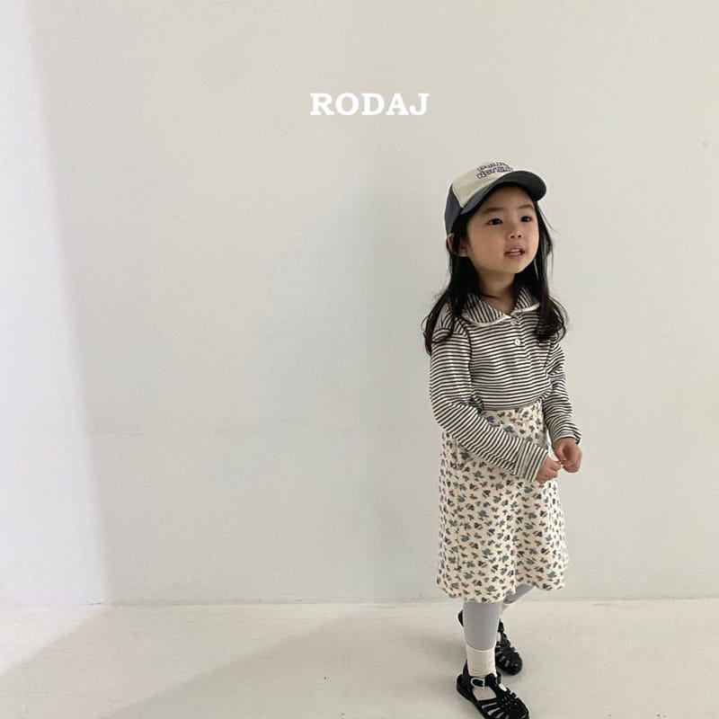 Roda J - Korean Children Fashion - #designkidswear - Peace Collar Tee - 5