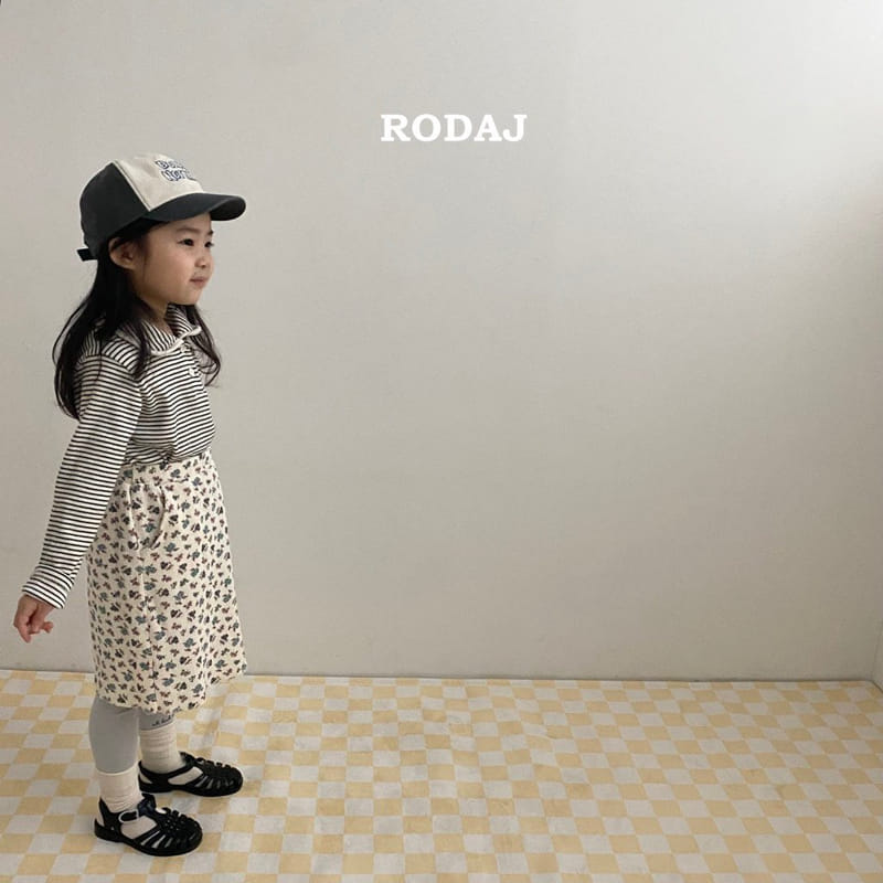 Roda J - Korean Children Fashion - #kidsshorts - Peace Collar Tee - 8