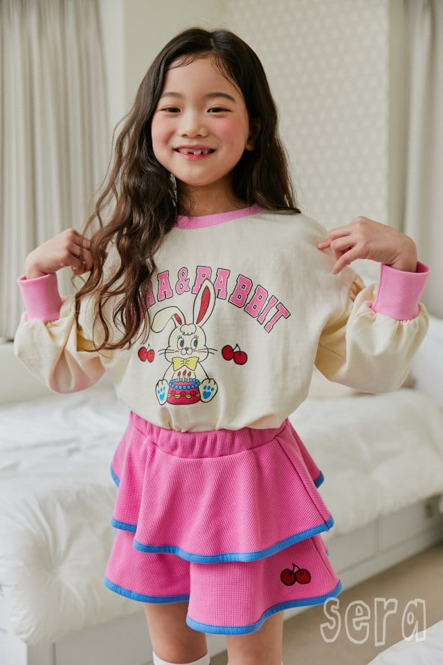 Sera - Korean Children Fashion - #childrensboutique - Cancan Cherry Skirt Pants - 4