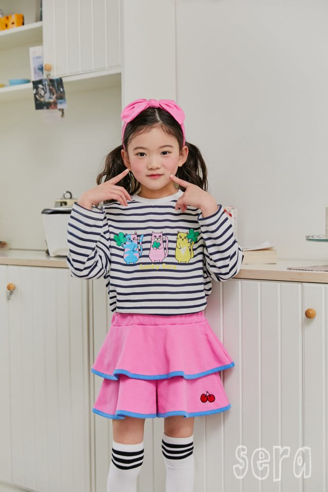 Sera - Korean Children Fashion - #discoveringself - Cancan Cherry Skirt Pants - 5