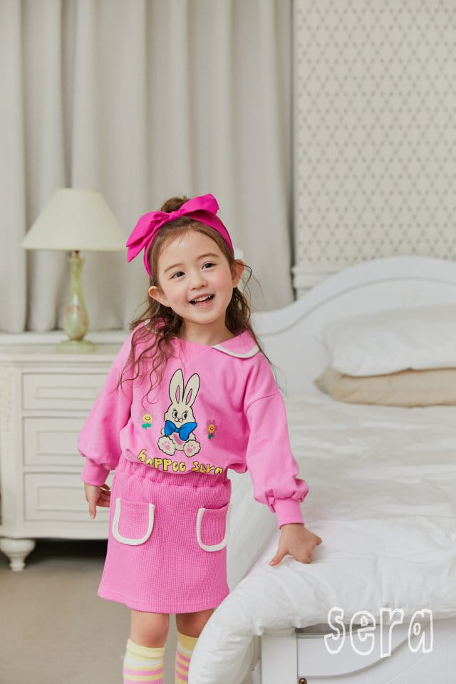 Sera - Korean Children Fashion - #discoveringself - Rabbit Skirt Set - 3