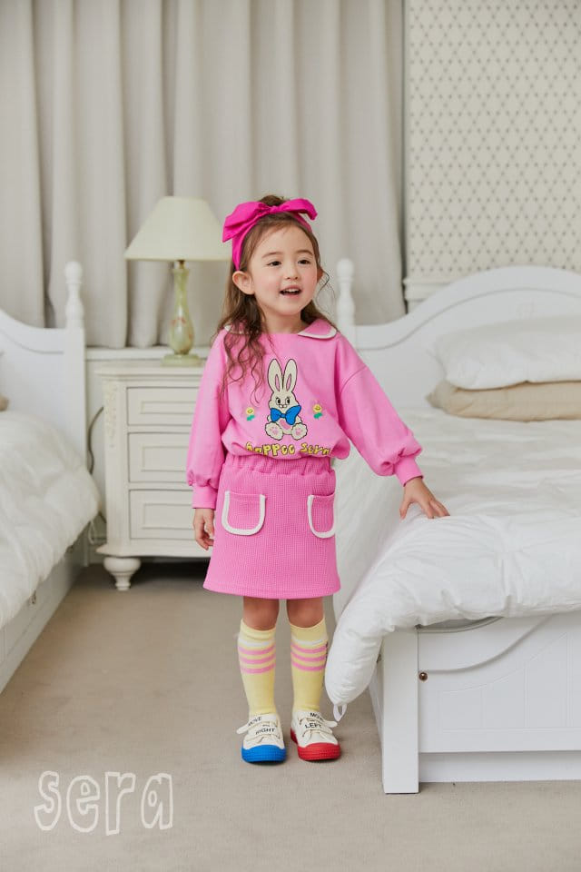 Sera - Korean Children Fashion - #discoveringself - Rabbit Skirt Set - 4