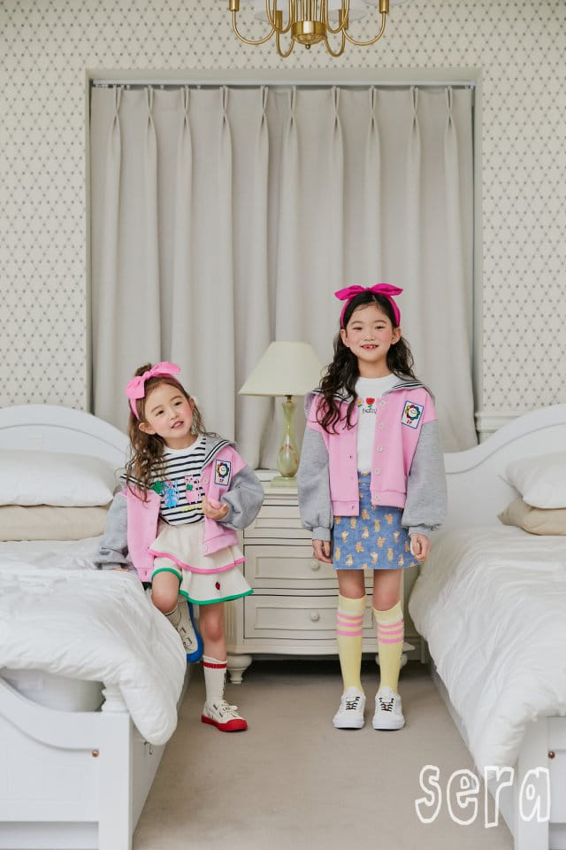 Sera - Korean Children Fashion - #kidsshorts - Rabbit Denim Skirt Pants - 6