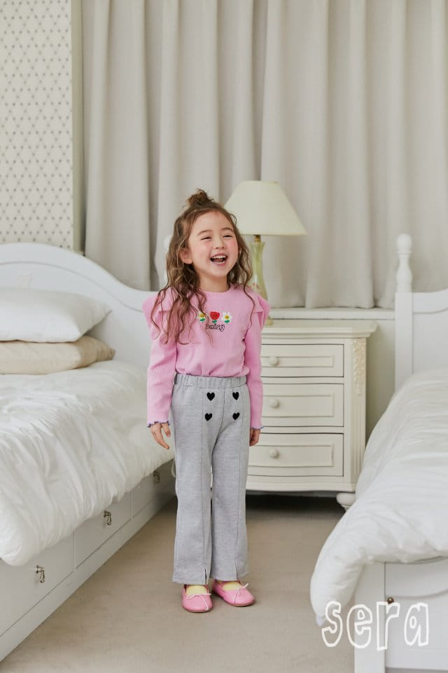 Sera - Korean Children Fashion - #kidsshorts - Sailor Heart Pants - 2