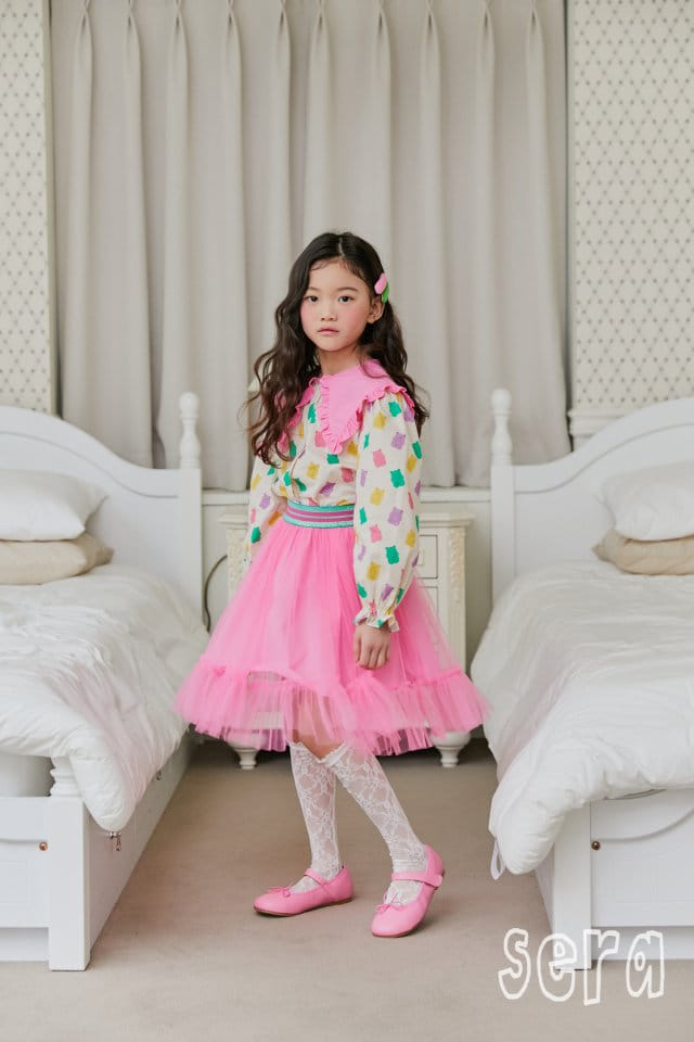 Sera - Korean Children Fashion - #kidsstore - Bear Blouse - 3