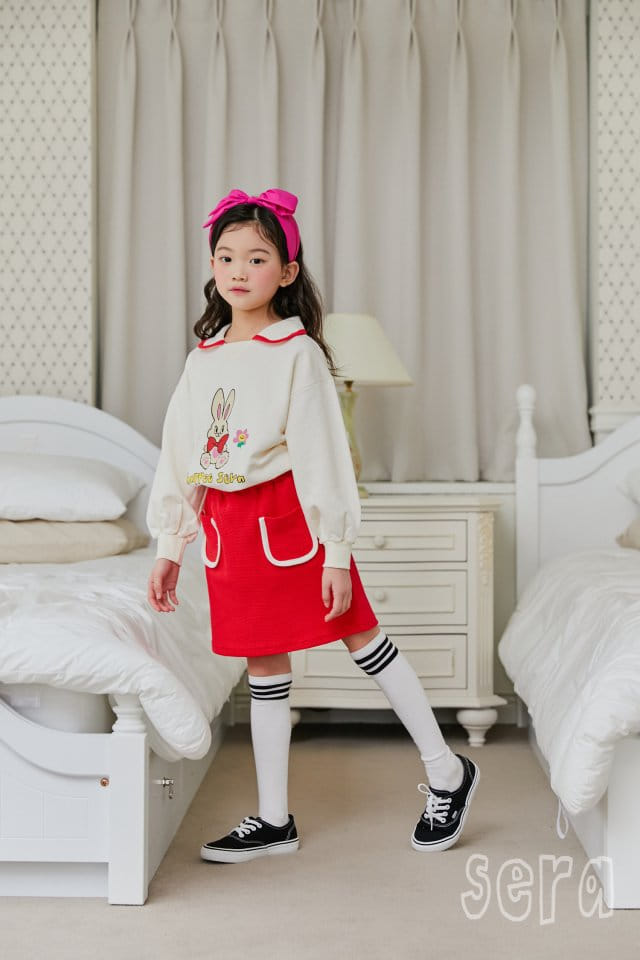 Sera - Korean Children Fashion - #kidsstore - Rabbit Skirt Set - 6