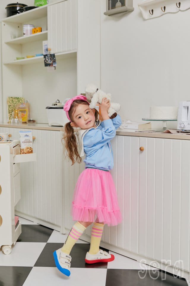 Sera - Korean Children Fashion - #kidsshorts - Sailor Pink Sha Skirt - 4