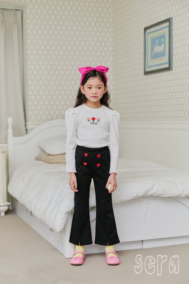 Sera - Korean Children Fashion - #kidsstore - Sailor Heart Pants - 4