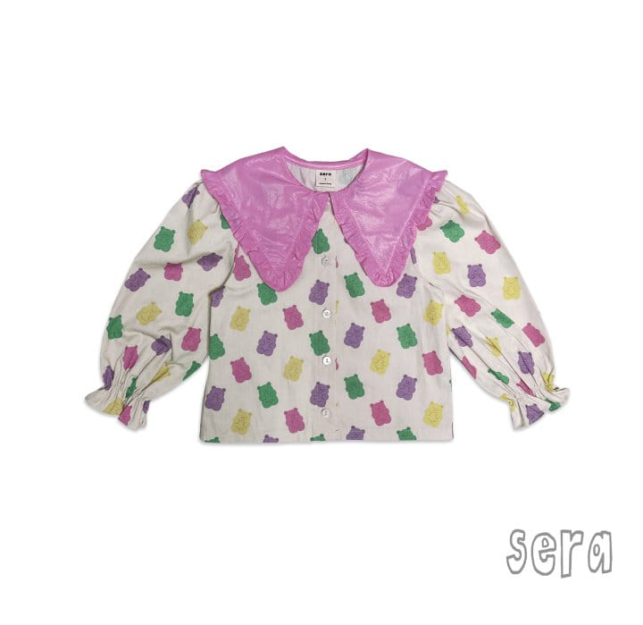 Sera - Korean Children Fashion - #littlefashionista - Bear Blouse - 6