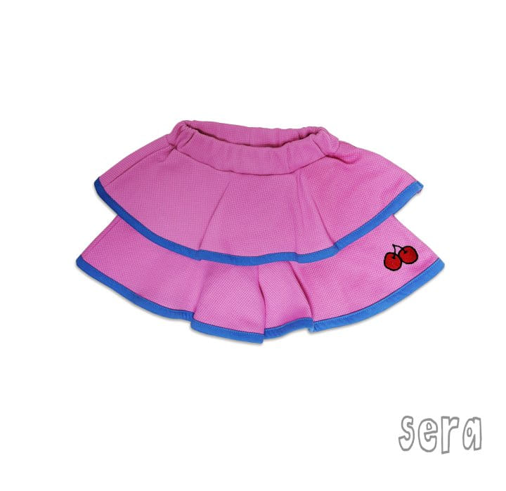 Sera - Korean Children Fashion - #littlefashionista - Cancan Cherry Skirt Pants - 11