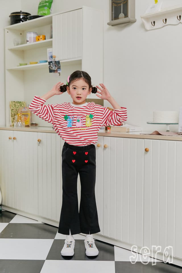 Sera - Korean Children Fashion - #littlefashionista - Sailor Heart Pants - 6