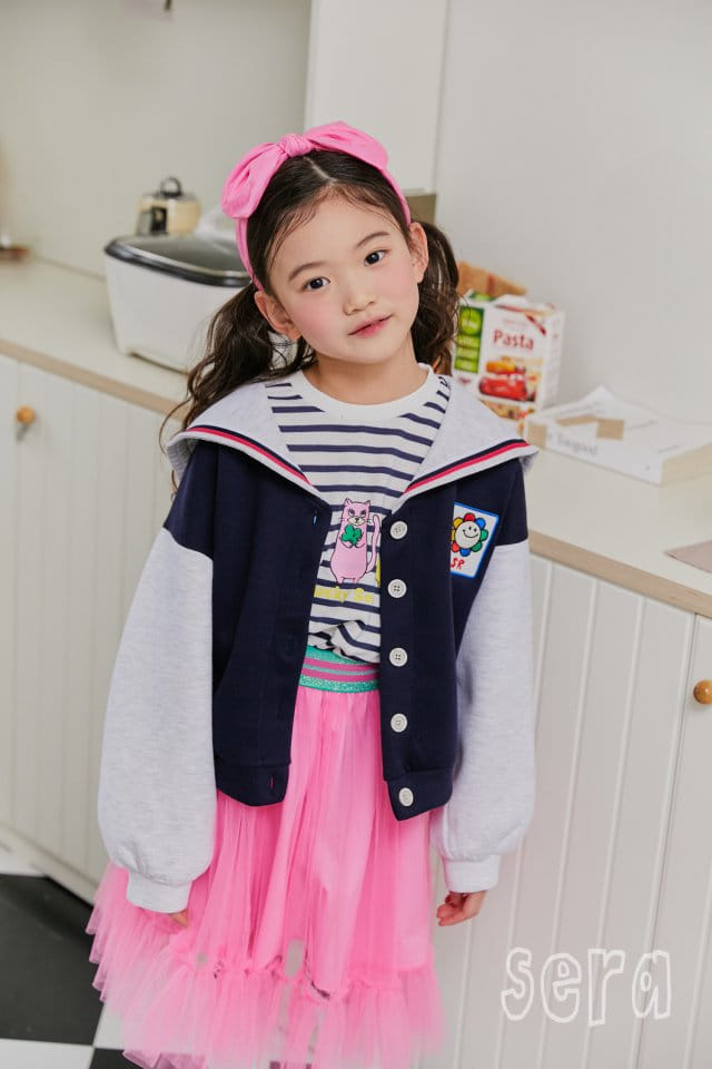 Sera - Korean Children Fashion - #magicofchildhood - Sailor Pink Sha Skirt - 8
