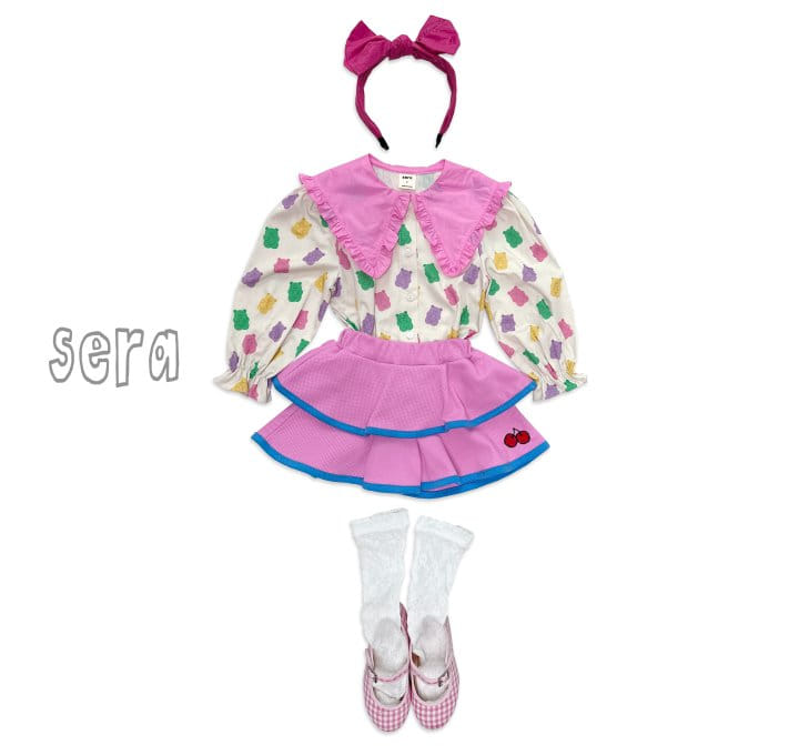 Sera - Korean Children Fashion - #minifashionista - Bear Blouse - 8