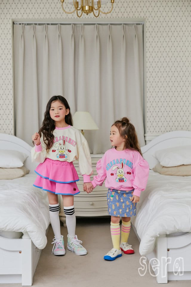 Sera - Korean Children Fashion - #minifashionista - Rabbit Denim Skirt Pants - 12