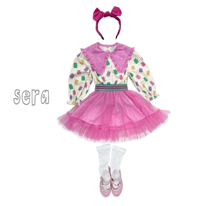 Sera - Korean Children Fashion - #prettylittlegirls - Bear Blouse - 9