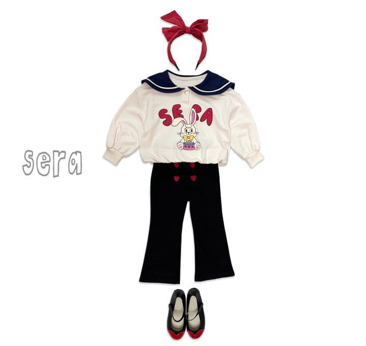 Sera - Korean Children Fashion - #stylishchildhood - Sailor Heart Pants - 12
