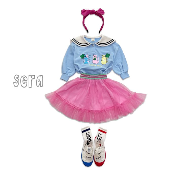 Sera - Korean Children Fashion - #todddlerfashion - Sailor Pink Sha Skirt - 11