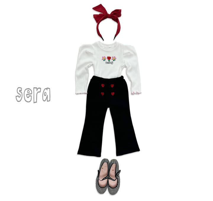 Sera - Korean Children Fashion - #toddlerclothing - Sailor Heart Pants - 11