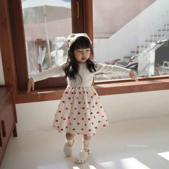 Shinseage Kids - Korean Children Fashion - #childofig - Heart Scarf 40*40