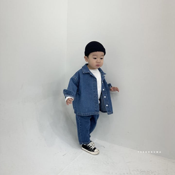 Shinseage Kids - Korean Children Fashion - #designkidswear - Denim Shirt - 5