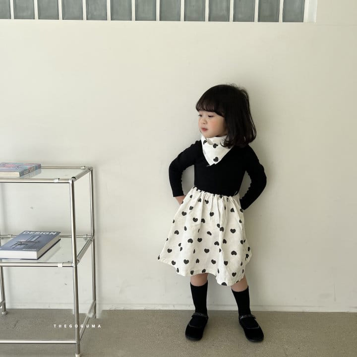 Shinseage Kids - Korean Children Fashion - #designkidswear - Heart Scarf 40*40 - 3