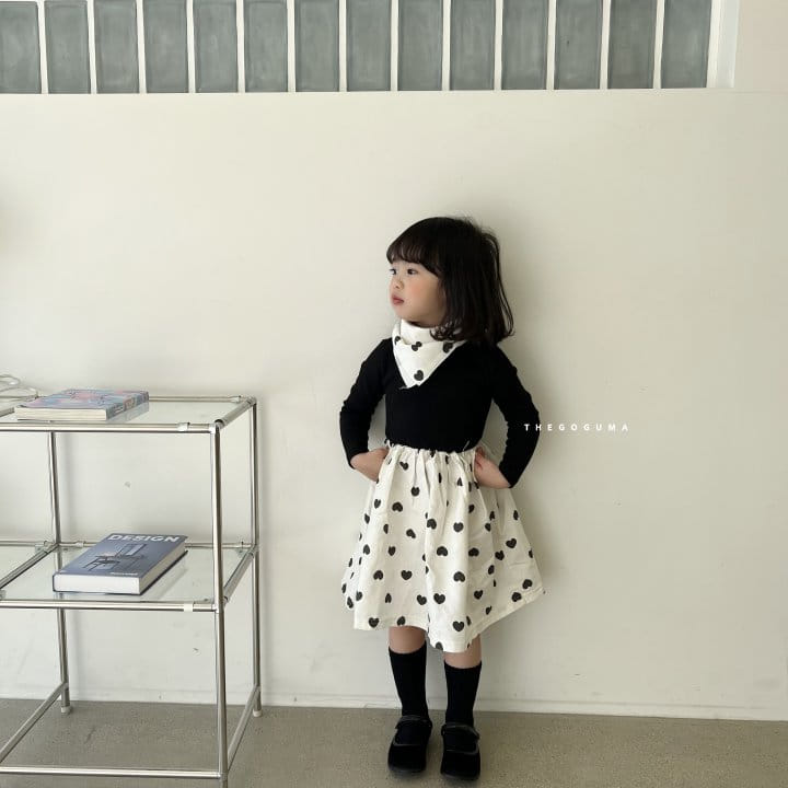 Shinseage Kids - Korean Children Fashion - #kidsstore - Heart Scarf 40*40 - 7