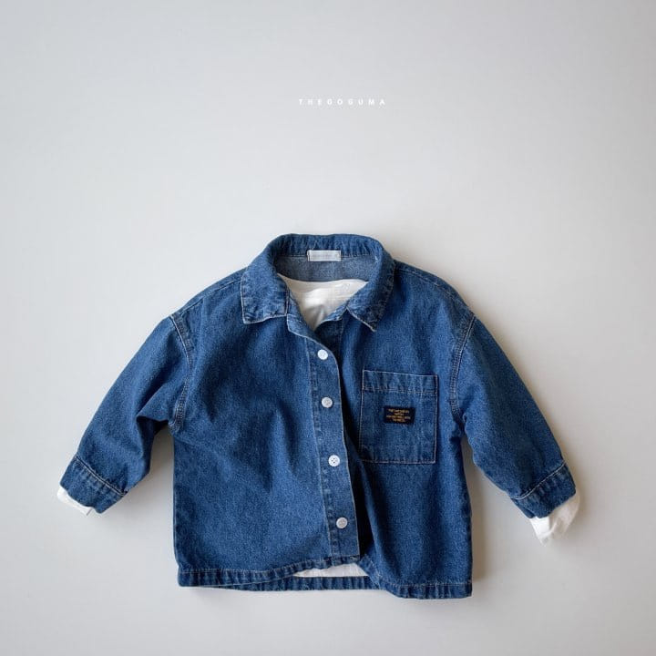 Shinseage Kids - Korean Children Fashion - #toddlerclothing - Denim Shirt