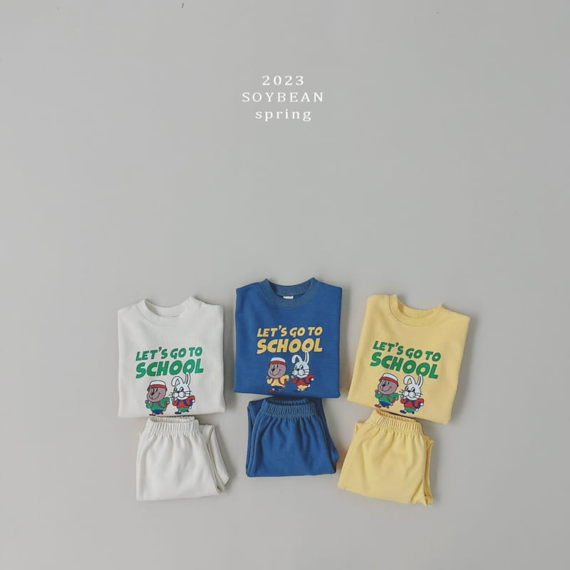 Soybean - Korean Children Fashion - #Kfashion4kids - Let's Go Top Bottom Set