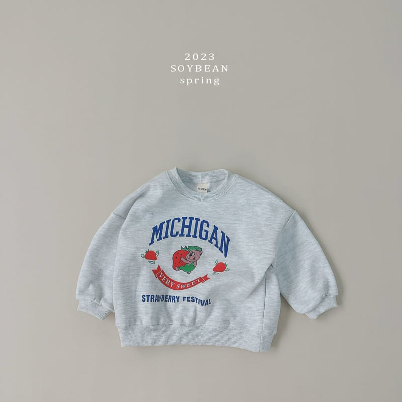 Soybean - Korean Children Fashion - #childofig - Strawberry Bear Sweatshirt - 4