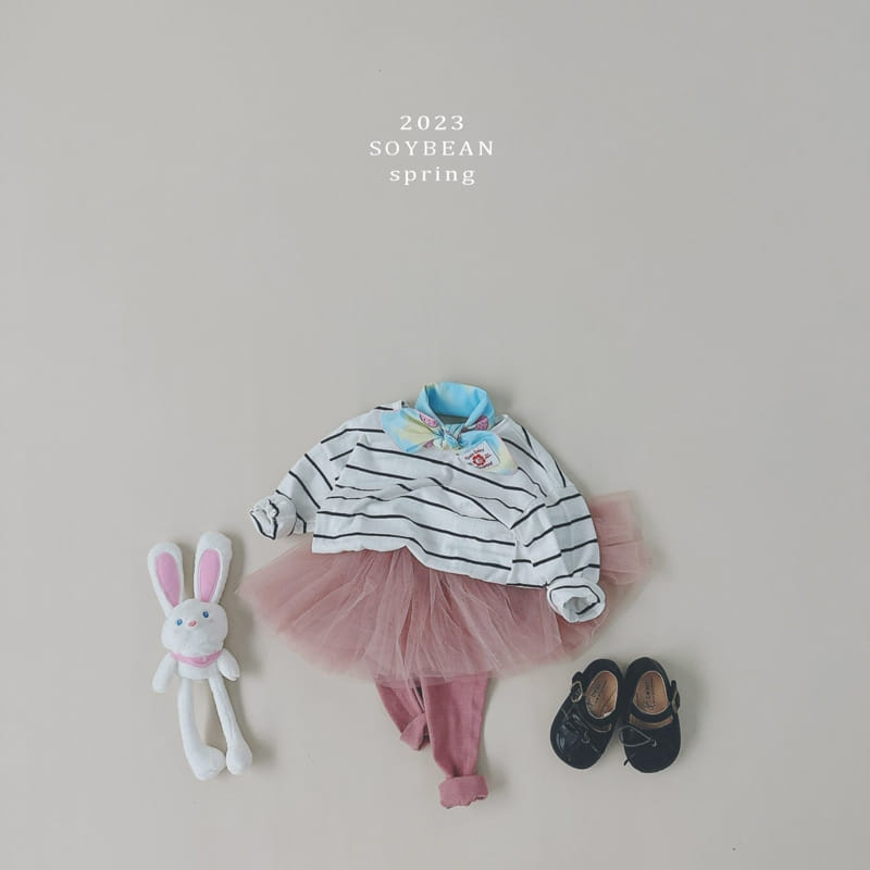 Soybean - Korean Children Fashion - #childrensboutique - Stripes Loose Tee - 2