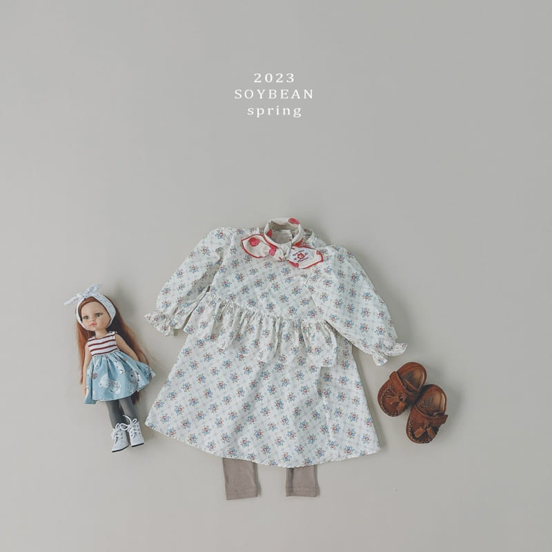 Soybean - Korean Children Fashion - #designkidswear - French Frill One-piece - 3