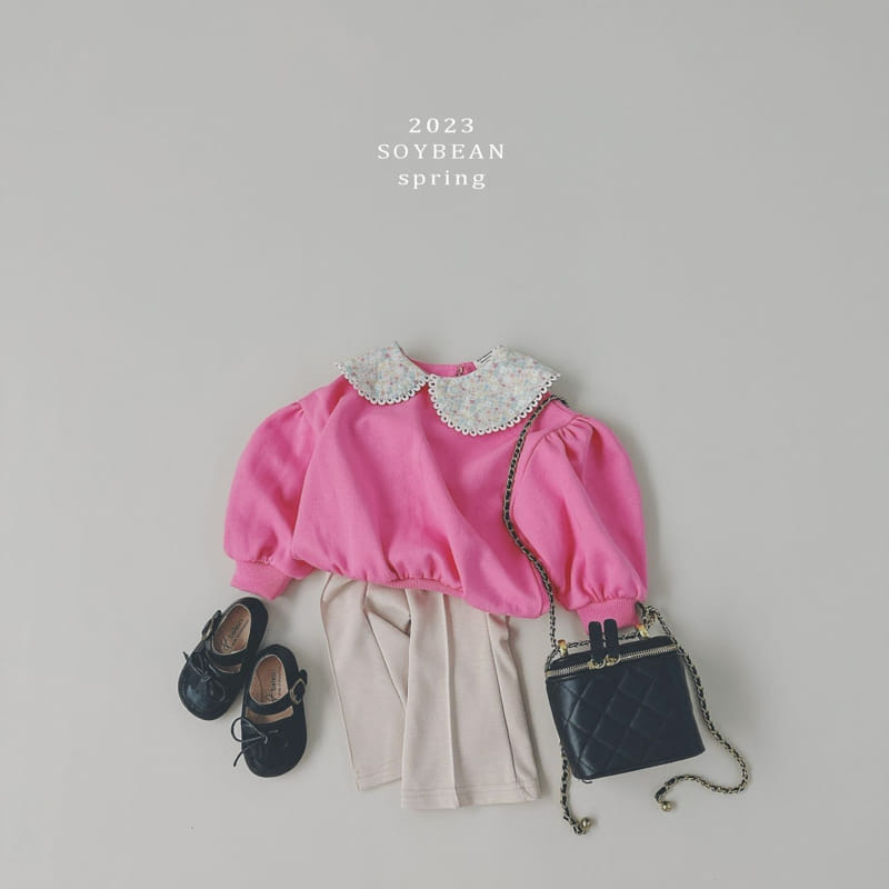Soybean - Korean Children Fashion - #discoveringself - Flower Collar Sweatshirt - 6