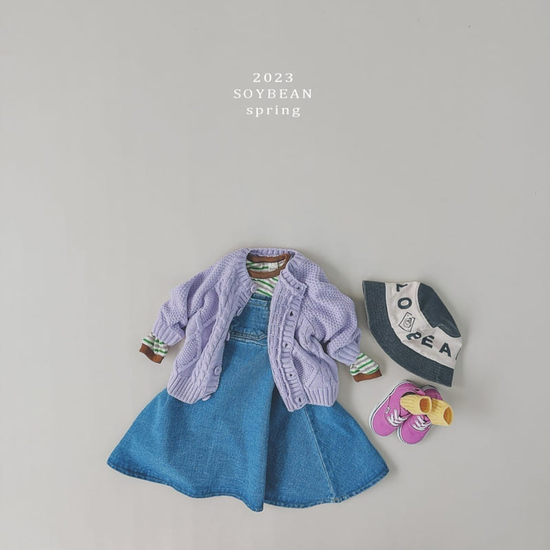 Soybean - Korean Children Fashion - #discoveringself - Denim Dungarees Skirt