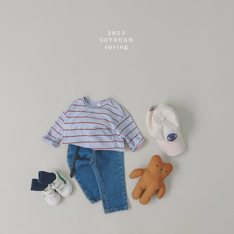 Soybean - Korean Children Fashion - #designkidswear - Stripes Loose Tee - 4