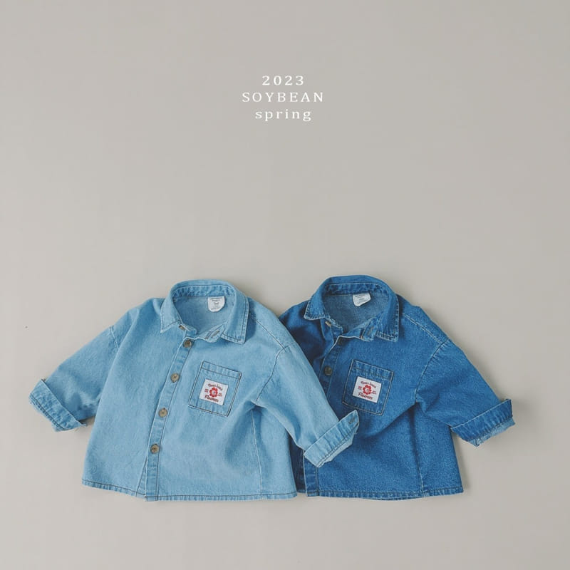 Soybean - Korean Children Fashion - #fashionkids - Everywhere Denim Shirt - 8