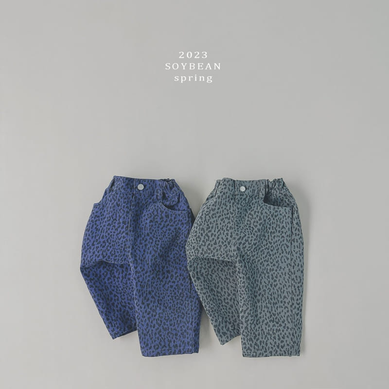 Soybean - Korean Children Fashion - #kidsshorts - Leopard Baggy Pants - 10