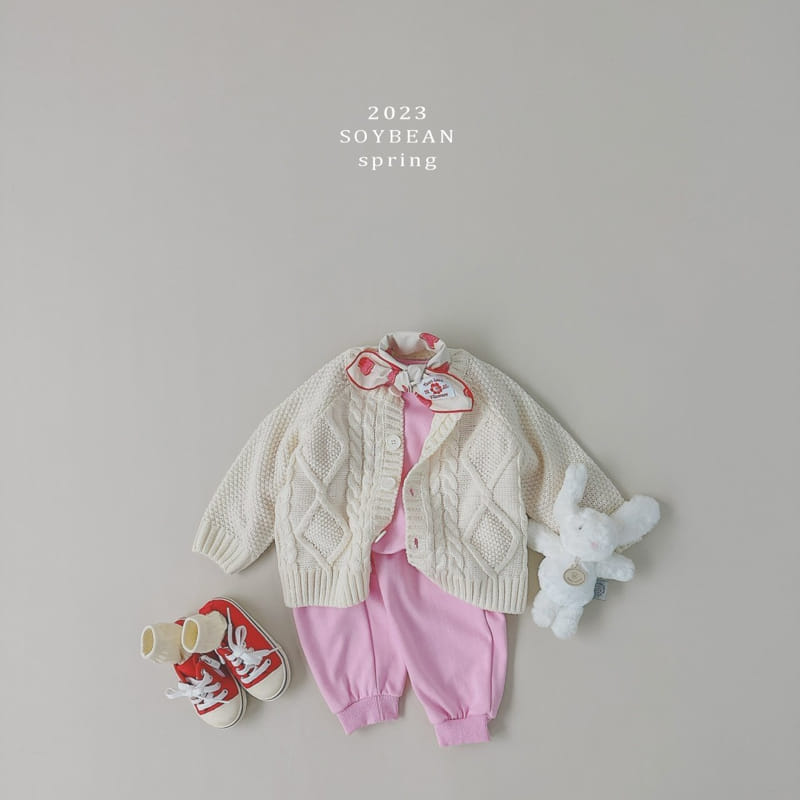Soybean - Korean Children Fashion - #kidsshorts - French Knit Cardigan - 5