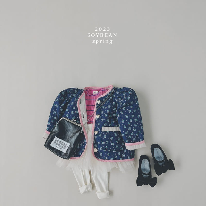 Soybean - Korean Children Fashion - #fashionkids - Puff Heart Jacket - 4