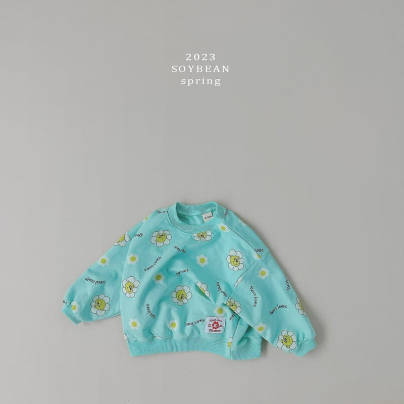 Soybean - Korean Children Fashion - #fashionkids - Flower Bear Top Bottom Set - 4