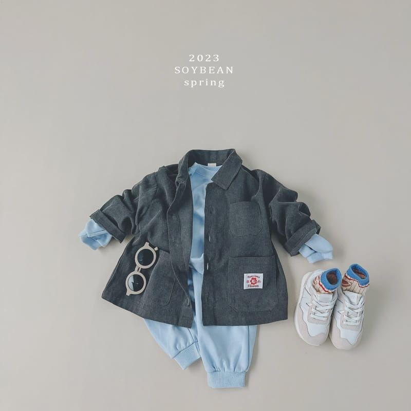 Soybean - Korean Children Fashion - #kidzfashiontrend - Flwoer Bear Spring Field Jacket - 3