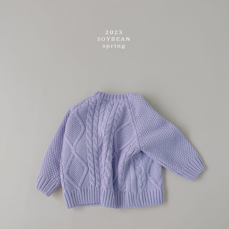 Soybean - Korean Children Fashion - #littlefashionista - French Knit Cardigan - 9