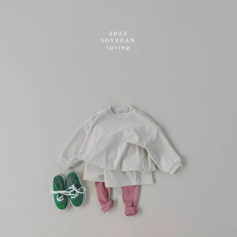 Soybean - Korean Children Fashion - #littlefashionista - SS Terry Top Bottom Set - 5