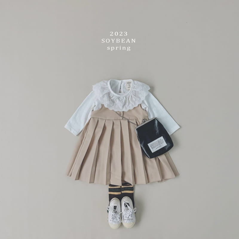 Soybean - Korean Children Fashion - #minifashionista - School Wrinkle One-piece - 5