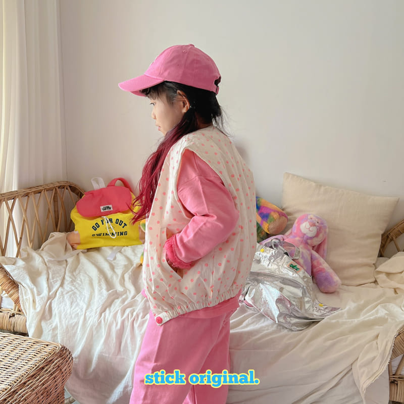 Stick - Korean Children Fashion - #childofig - Dot Vest - 7